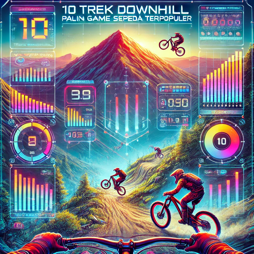 Serunya Melibas 10 Jalur Downhill di Game Sepeda Favorit