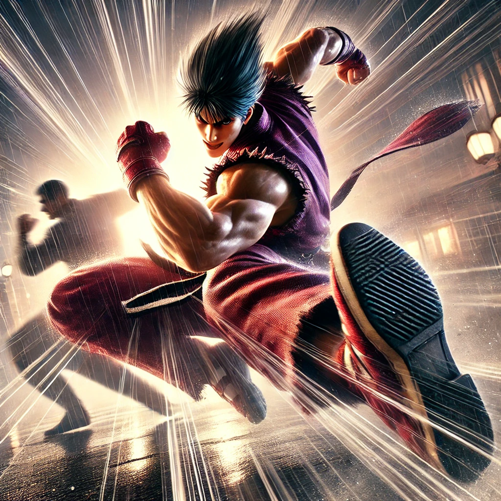 Teknik Bertarung Jin Kazama dalam Tekken 4